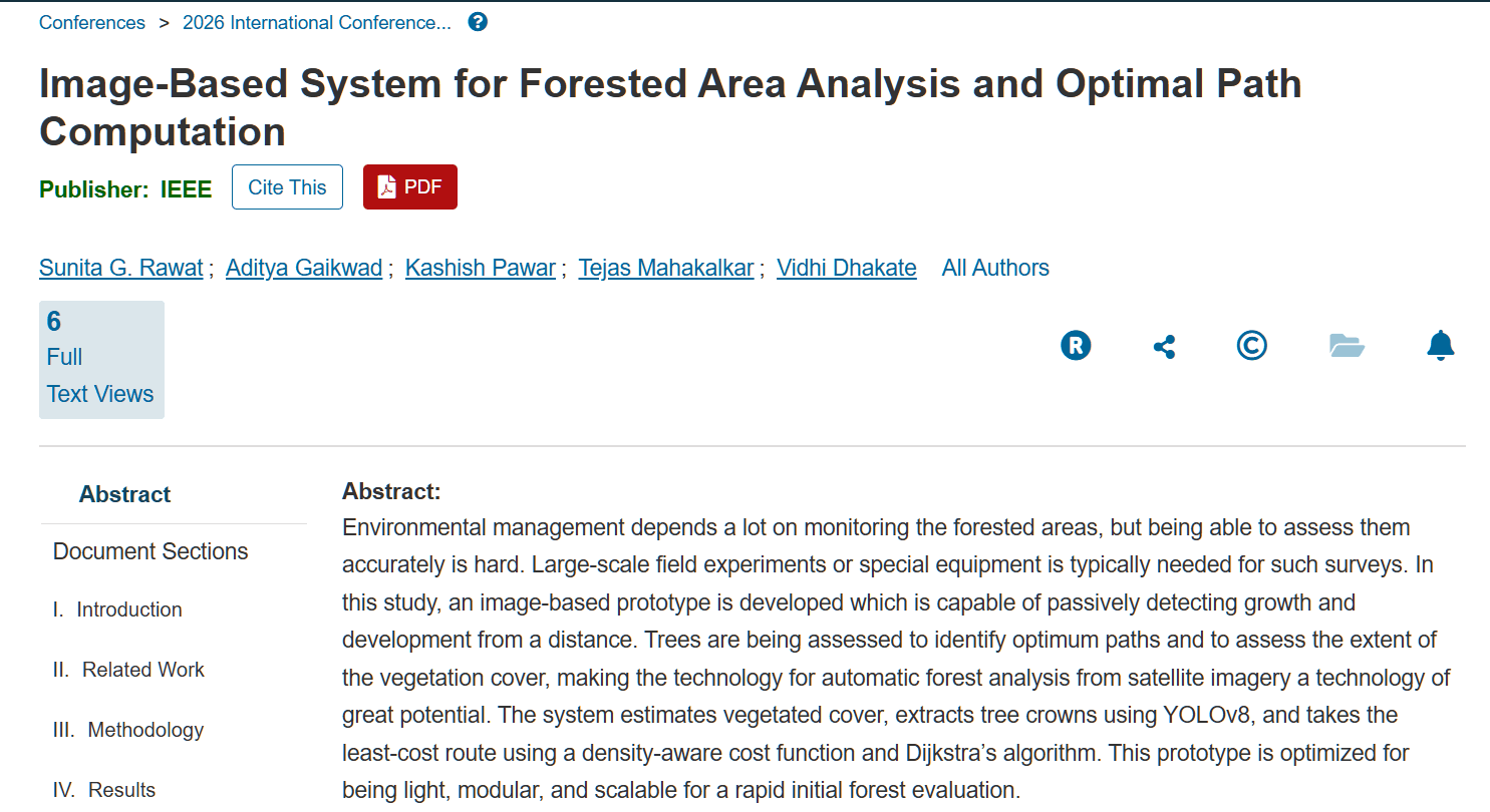 Screenshot of the IEEE Xplore publication page
